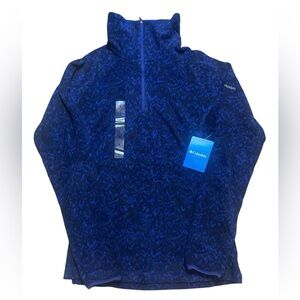 Columbia Women’s Medium Arctic Air Printed Half Zip Pullover Jacket Lightweight